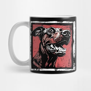 Retro Art Dobermann Dog Lover Mug